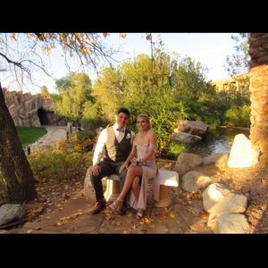 Top shop maxi prom dress